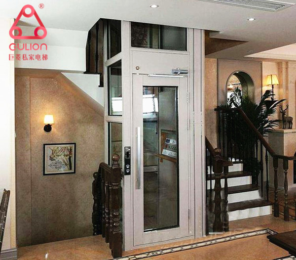 定制一臺(tái)現(xiàn)代風(fēng)格觀光別墅電梯價(jià)格是多少？